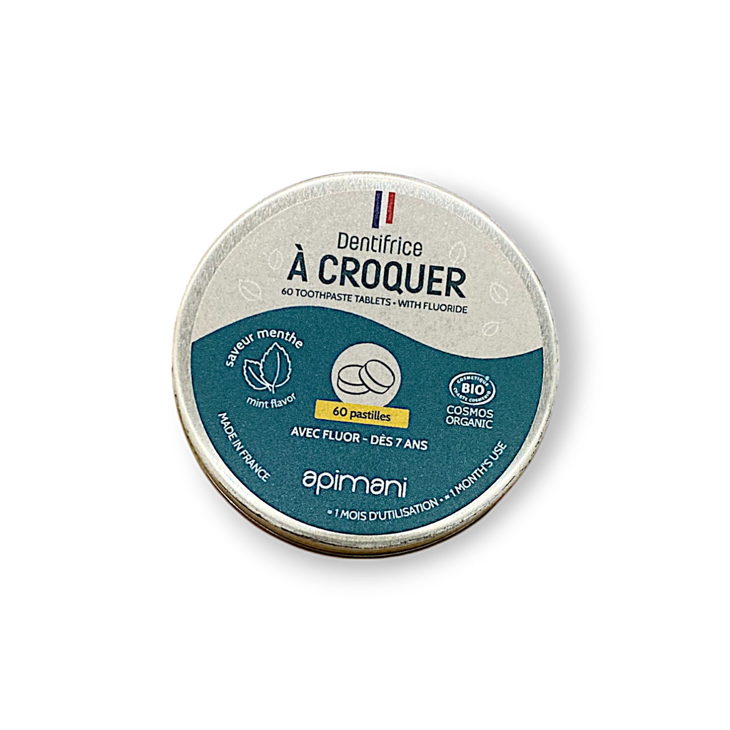 Apimani Dentifrice à Croquer à la menthe