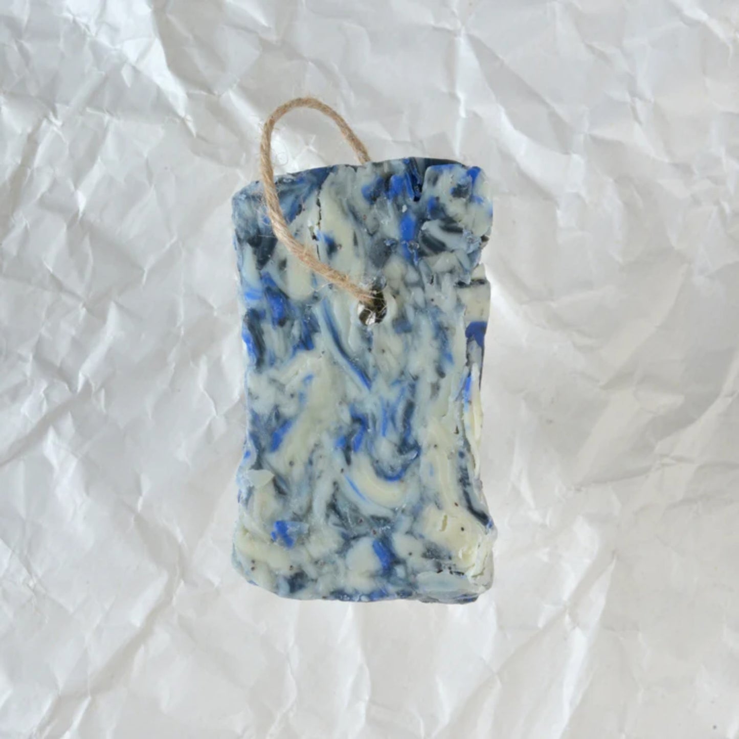 Savon de copeaux - Aigue-Marine - Graine de pavot et huile essentielle de Lavande fine