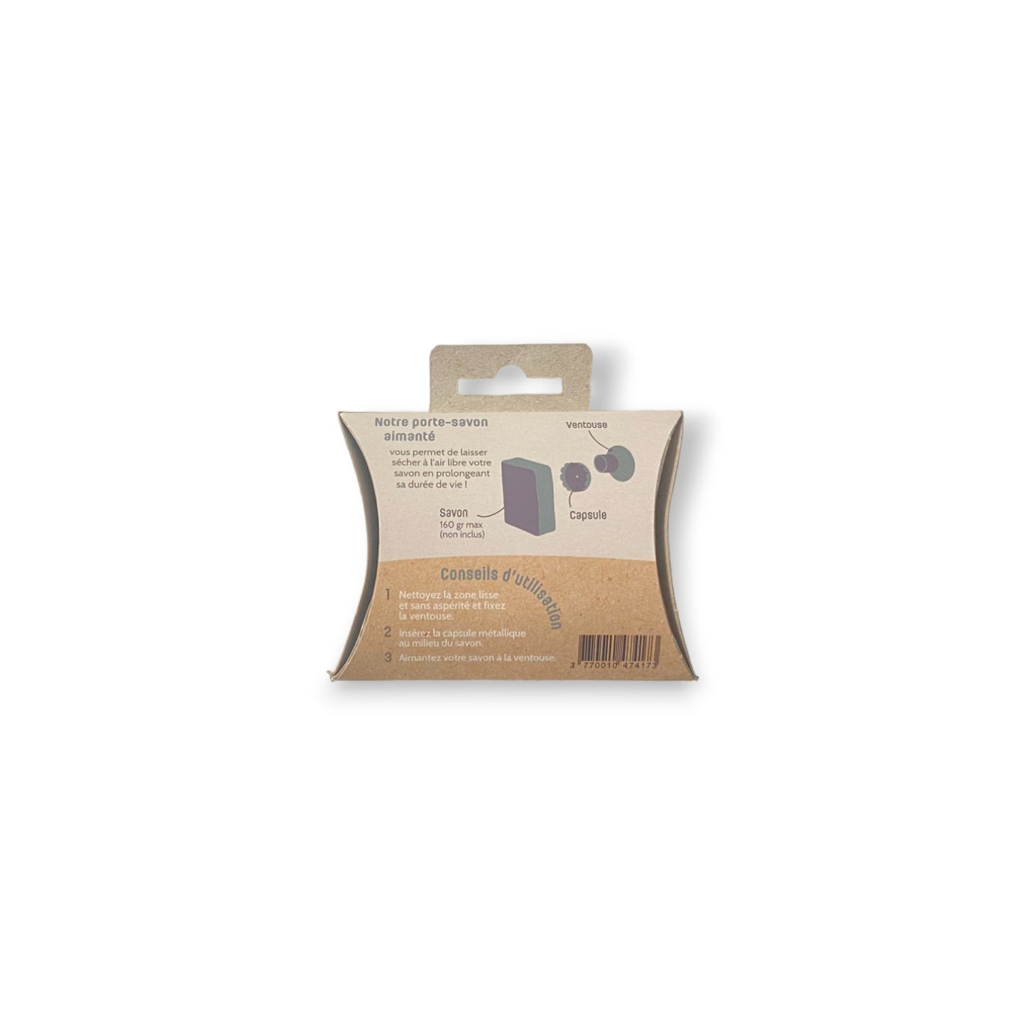 Porte savon aimanté Boîte