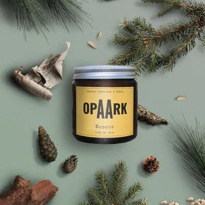 Opaark Bougie Classique Verre 90 g - Ecorce