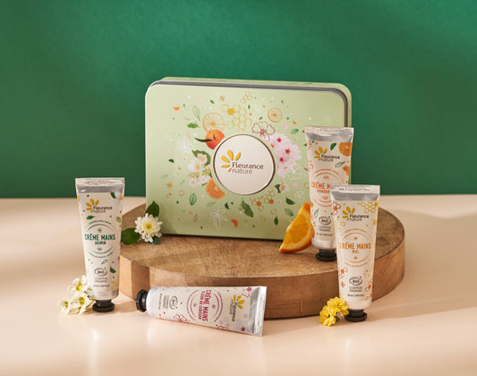 Coffret 4 crèmes mains Eveil des sens