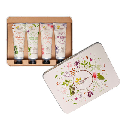 Coffret 4 crèmes mains Instant douceur
