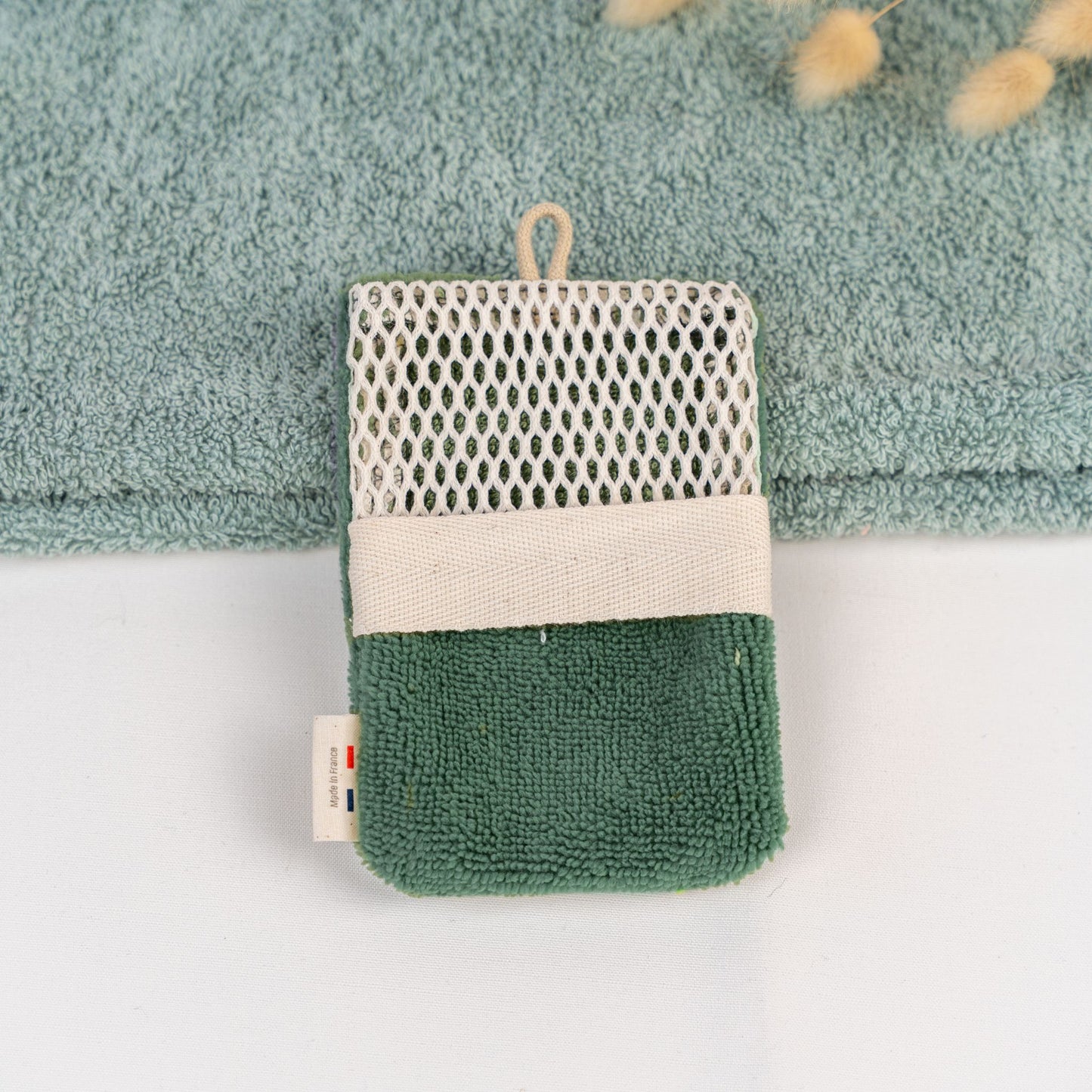 Gants Sauve savon Vert Apimani