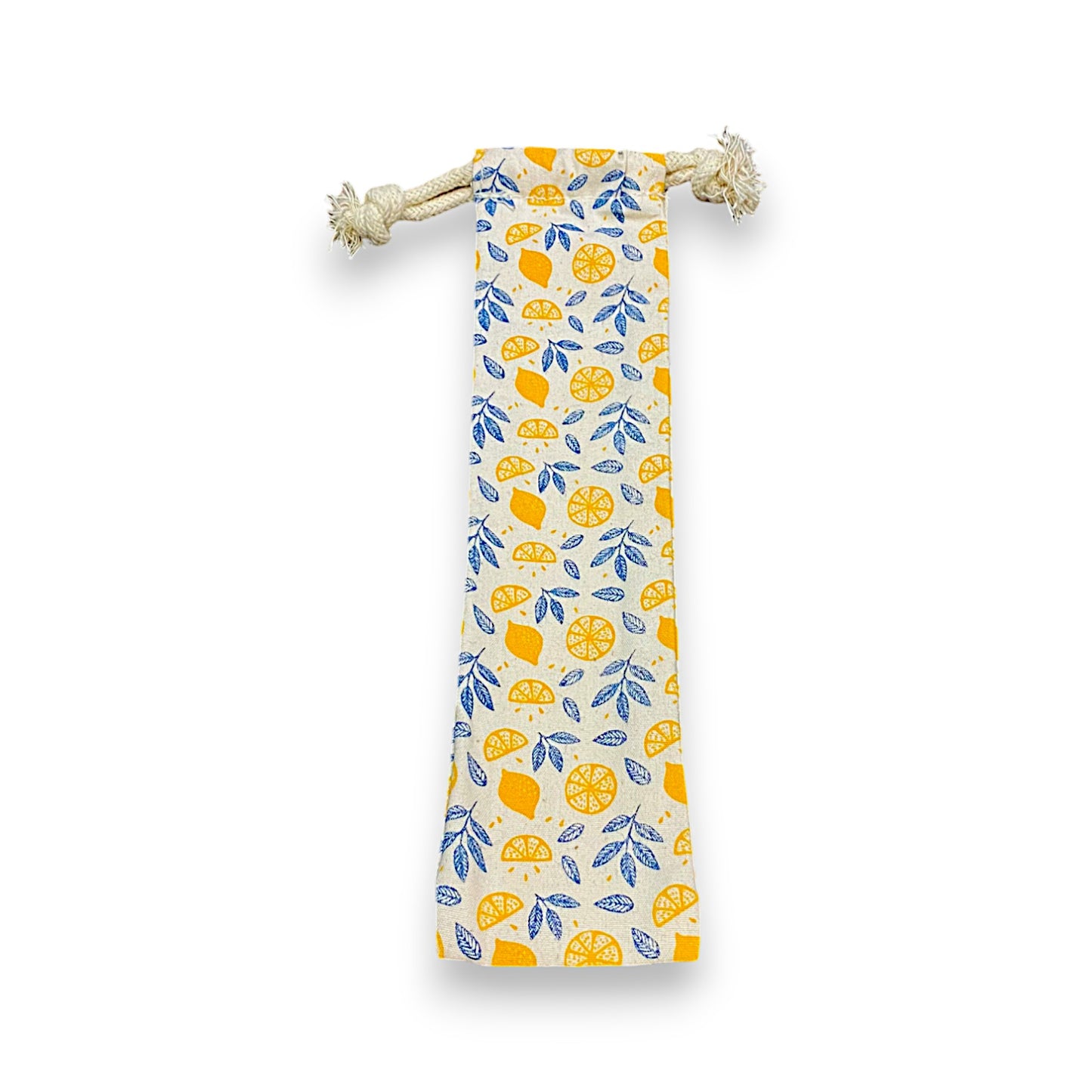 Pochette pailles Citrons