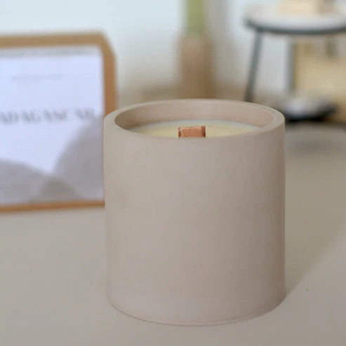 Bougie Jesmonite Madagascar - Vanille - 250g