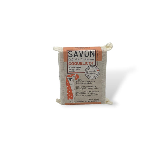 Savon coquelicot
