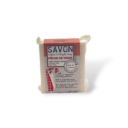 Savon pêche de vigne